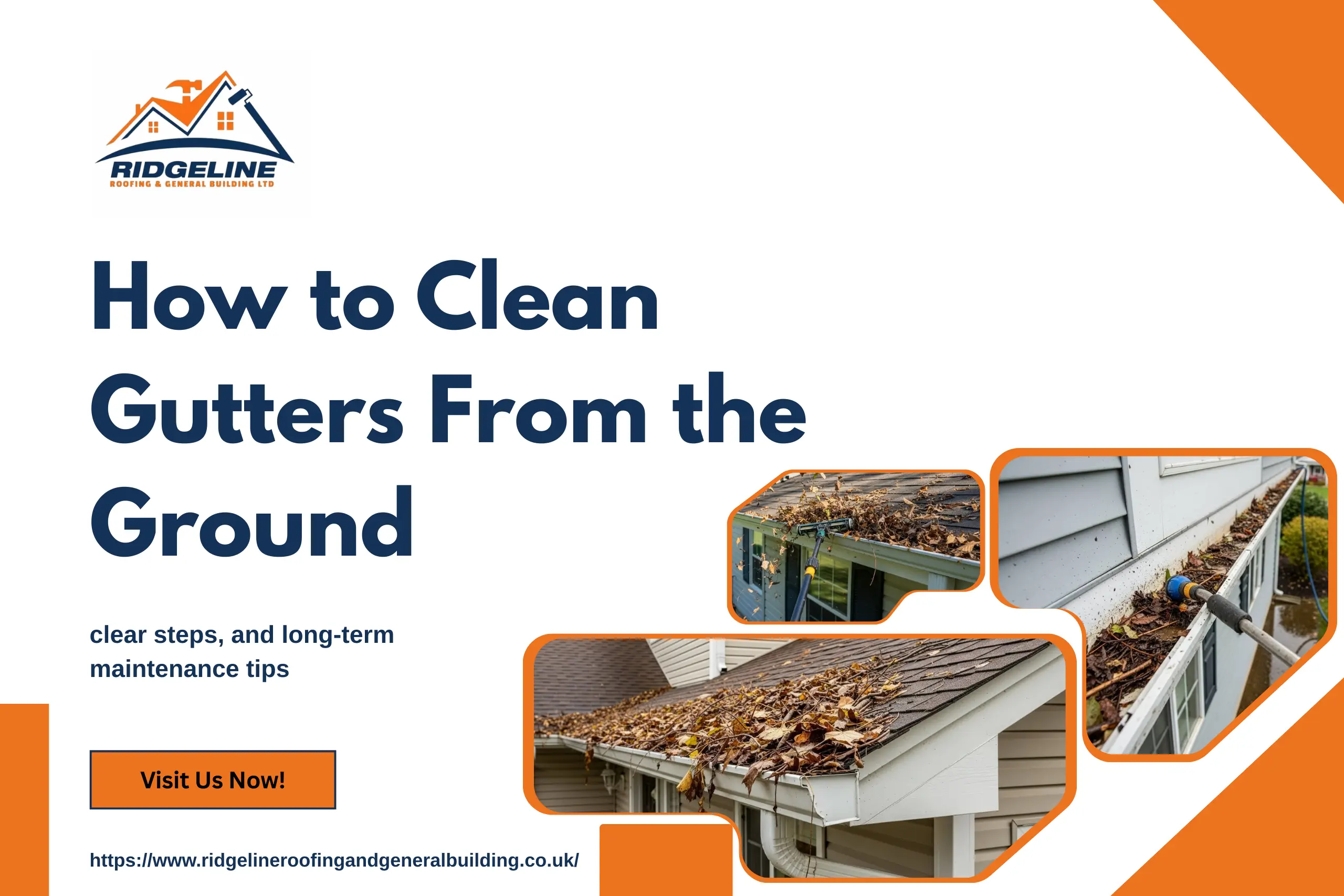 How to Clean Gutters From the Ground