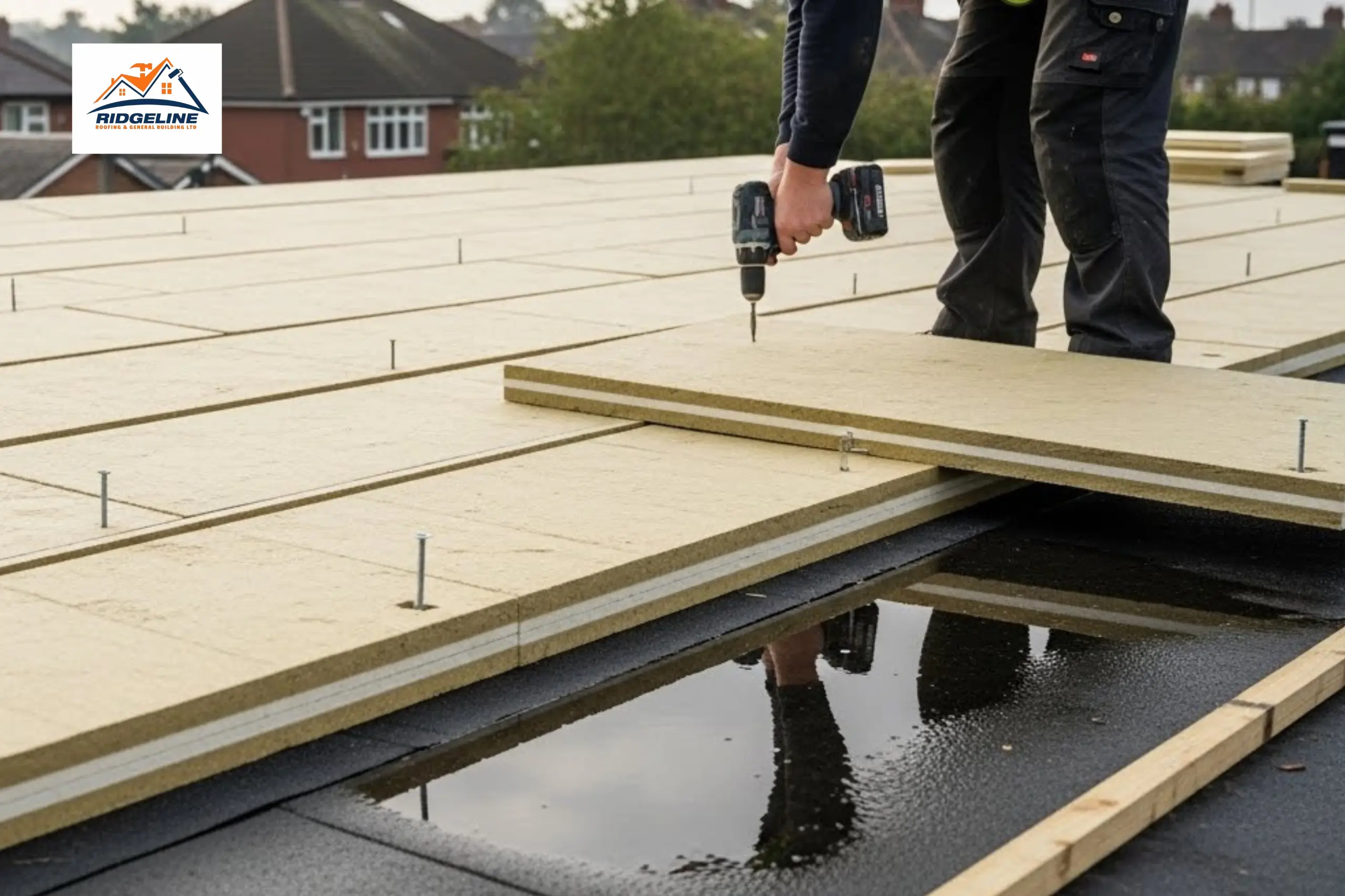 How to Install a Flat Roof: Simple Step-by-Step Guide 2 Install the Insulation Layer for flat roof