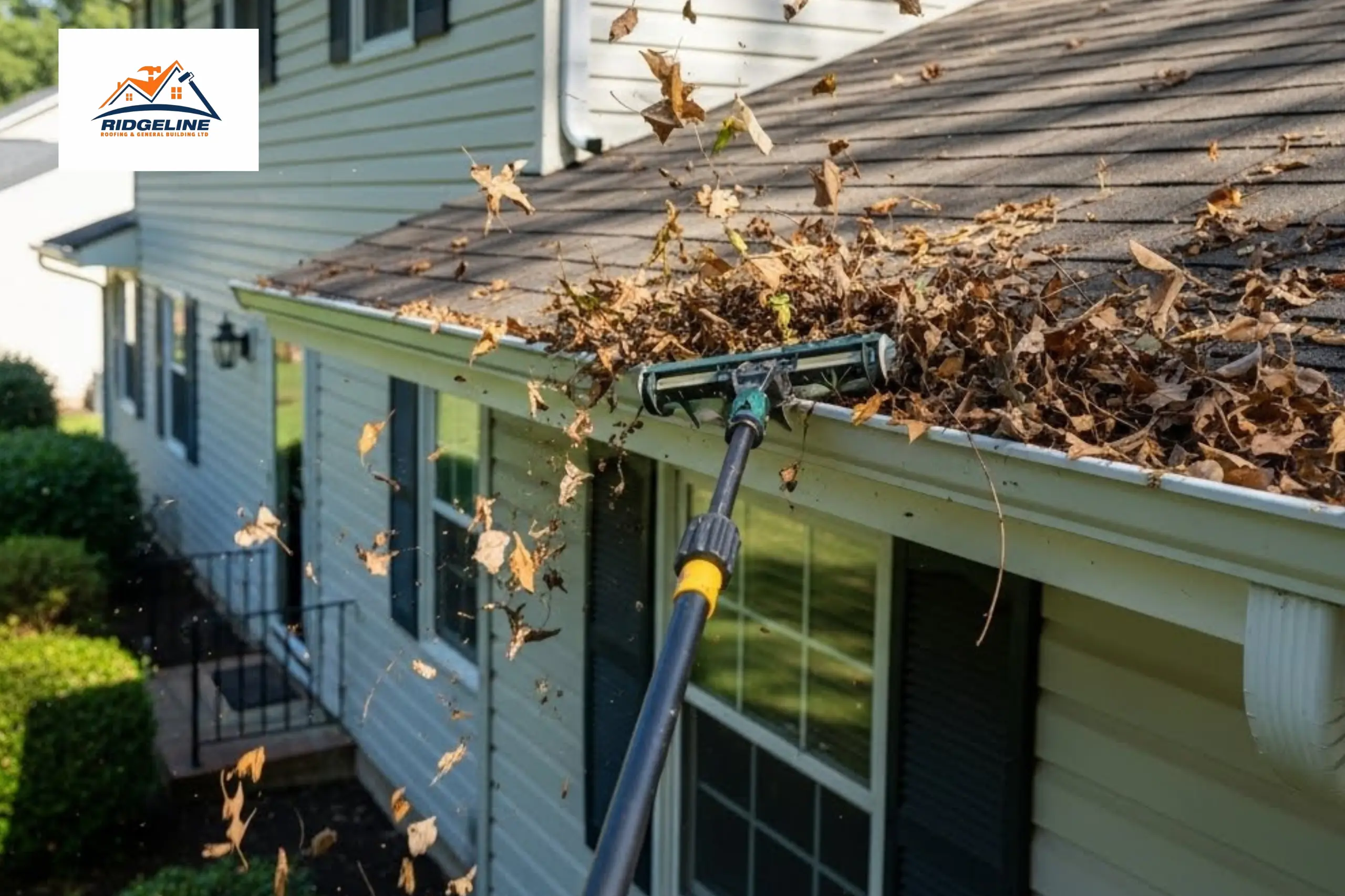 How to Clean Gutters From the Ground 3 Remove Loose Debris from gutters
