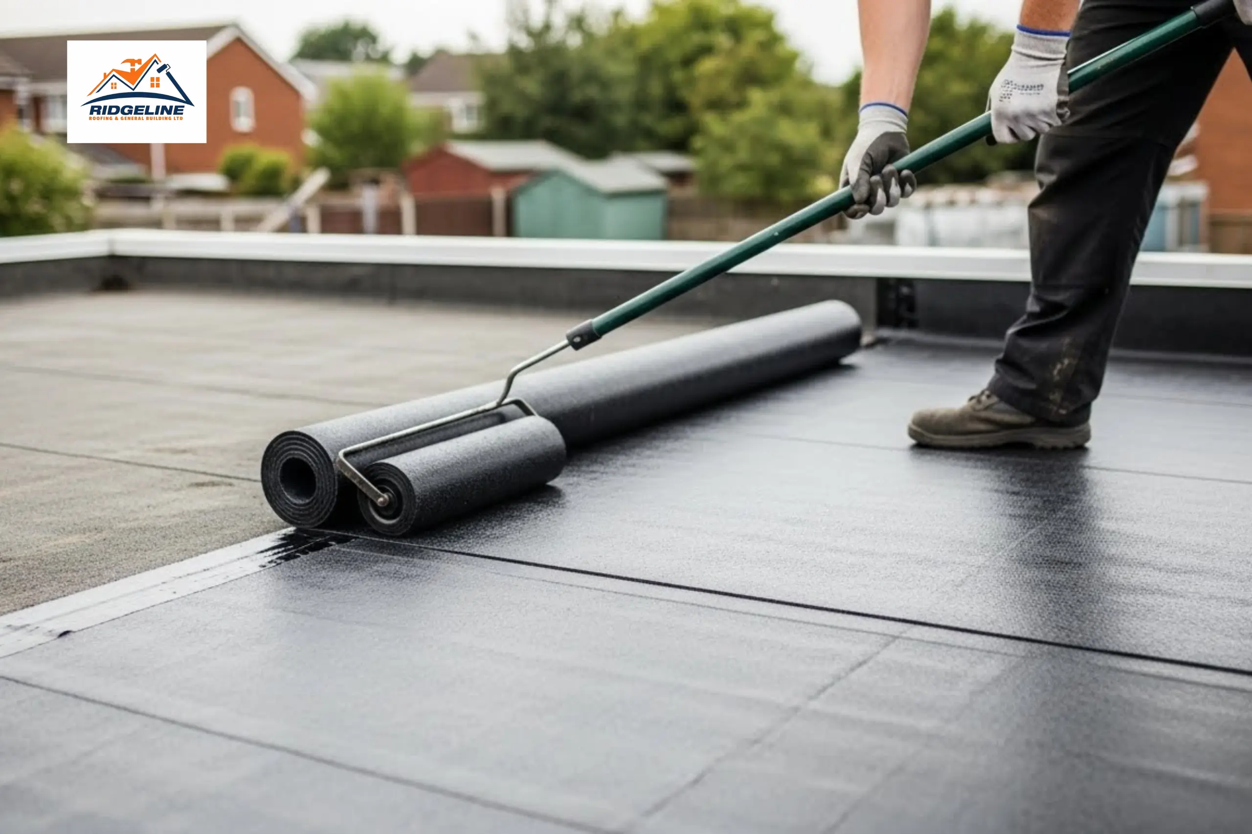 How to Install a Flat Roof: Simple Step-by-Step Guide 4 Roll Out the Main Roofing Membrane
