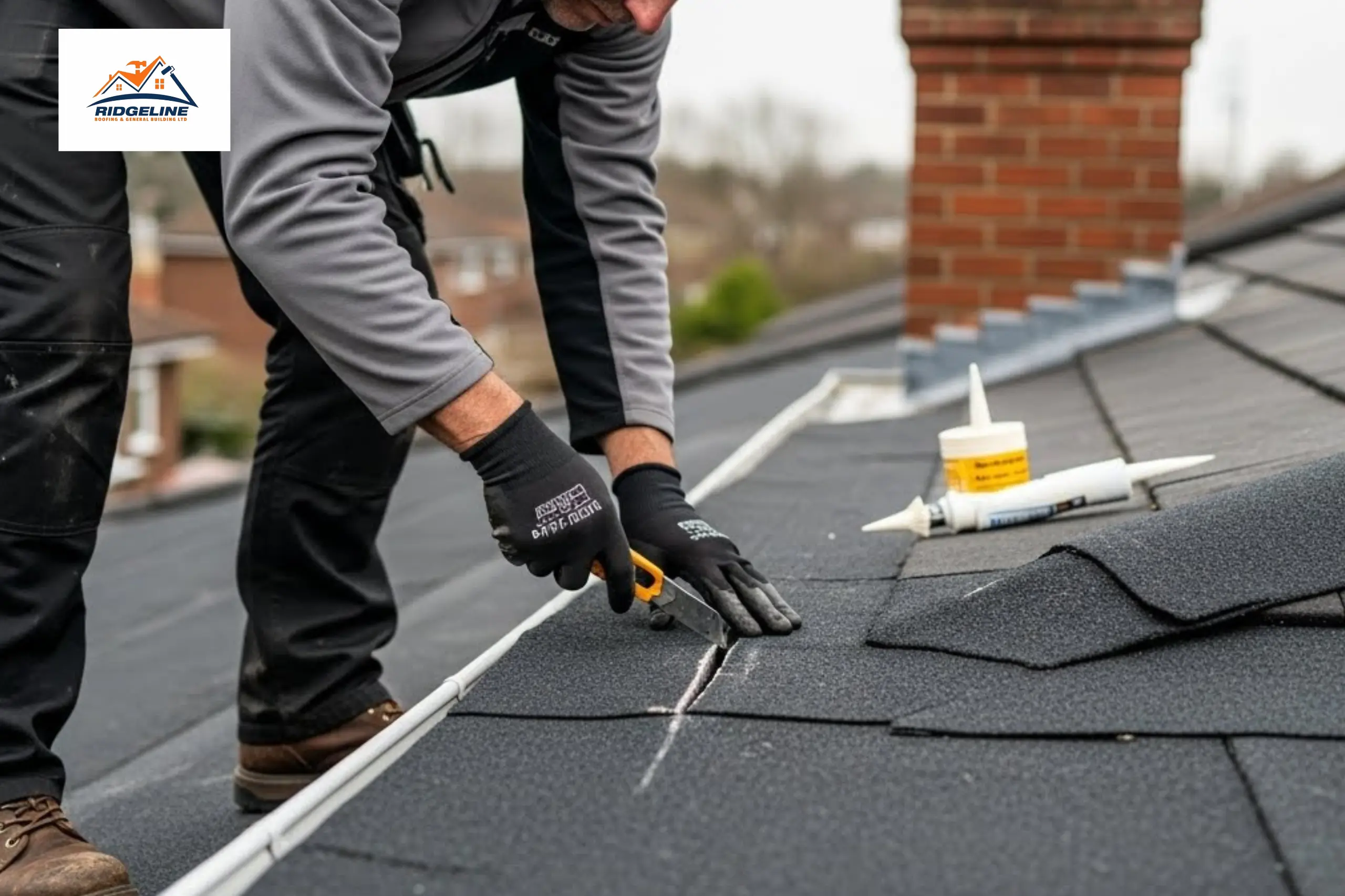 Fix Blisters or Bubbles to repair leaking flat roof