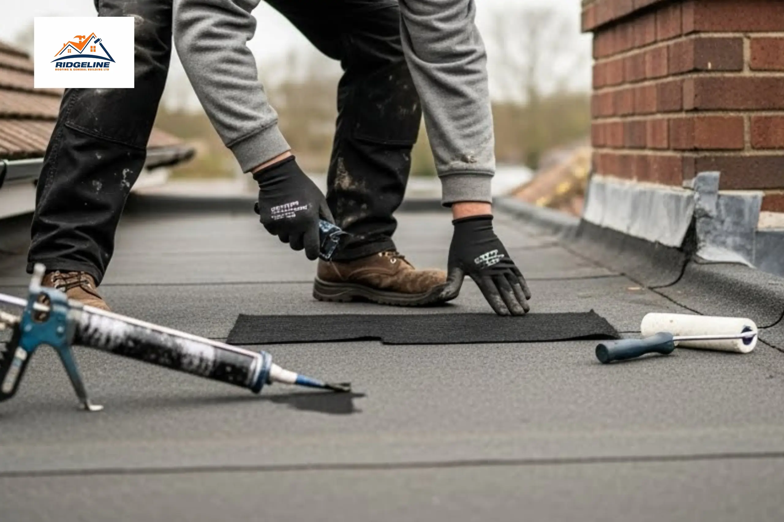 Patch Tears or Holes for flat roof repairs
